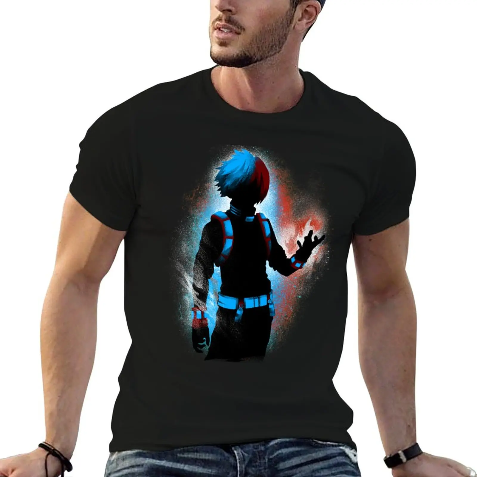 

Dark Shadow Shoto T-Shirt heavyweights designer shirts anime slim fit t shirts for men