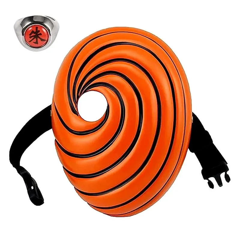 CyAnime Narut máscara de resina accesorios de disfraz regalo de fiesta de Halloween para niños Ninja Anime Uchiha Cosplay máscaras masculinas y femeninas