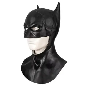 Batman Cosplay Kostüm Superheld Bruce Wayne Robert Pattinson Jumpsuit Halloween Comic-Con Requisiten Bodysuit Kinder Erwachsene Weihnachtsgeschenk 10 best sales Batman Fantasia - №10
