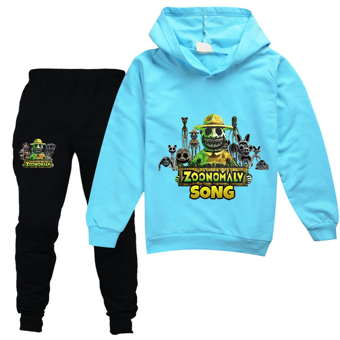 

Game ZOONOMALY Hoodie Kids Boutique Clothes Toddler Girls Hooded Sweatshirts Pants 2pcs Sets Baby Boys Long Sleeve Outfits