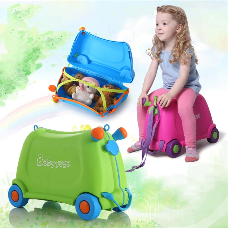 Kinderkoffer Kan Zitten Om Bagage Te Rijden Jongens En Meisjes Opbergdoos Baby Reistas Cabine Handbagage Koffer Kids Cadeaus