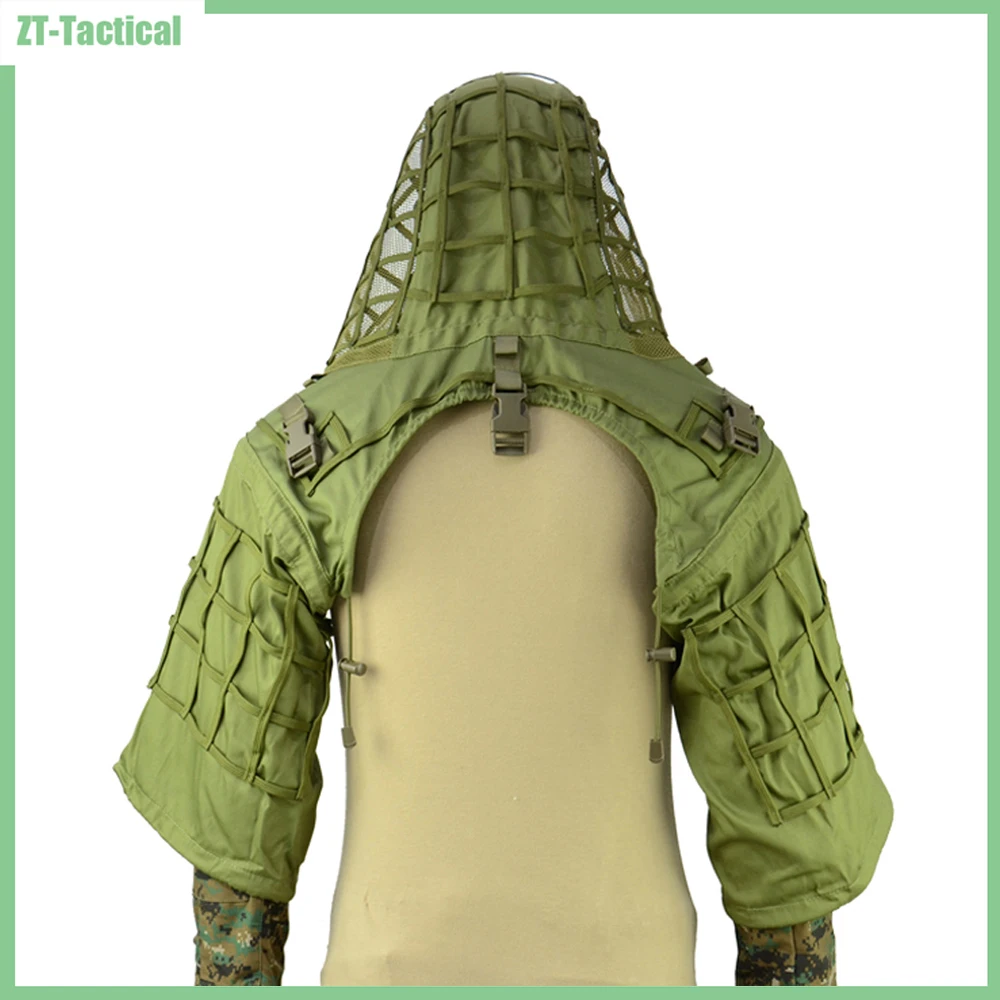 

Ghillie Suit Foundation Tactical Sniper Coat Viper Hoods Camouflage Clothes For Airsoft Paintball Hunting Accessories, Cotton