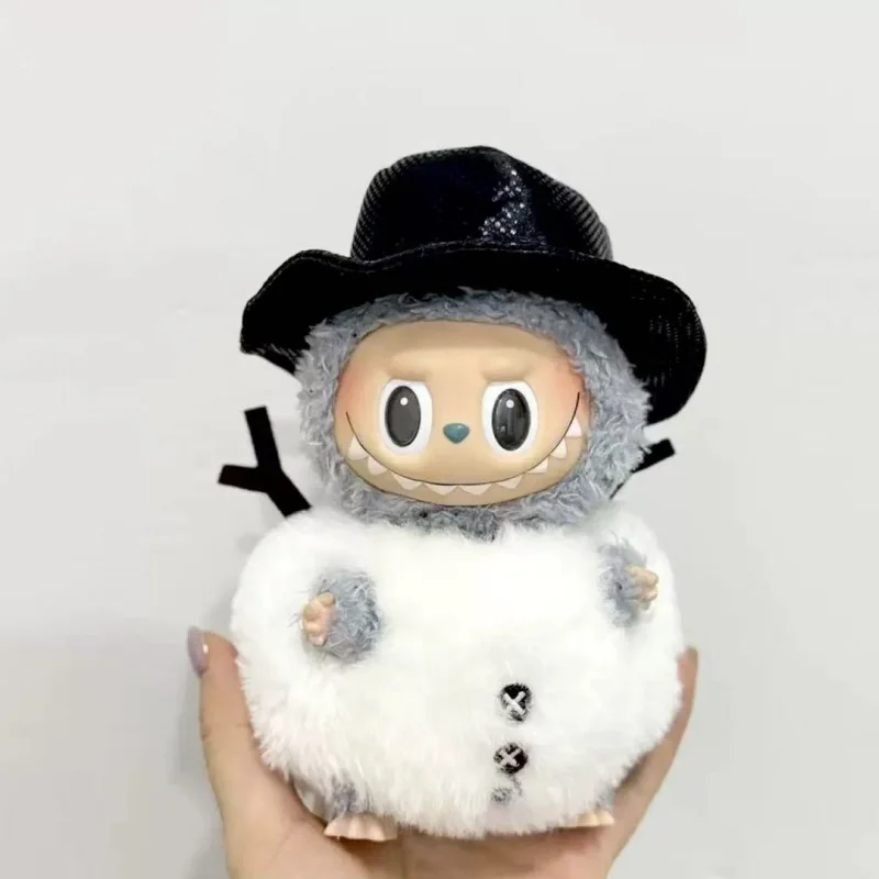 2025 Nuovo 15 17 centimetri Per Labubu Costume Cosplay Modificabile Fatto A Mano Costume Di Natale Pupazzo di Neve Albero Di Natale Accessori di Abbigliamento