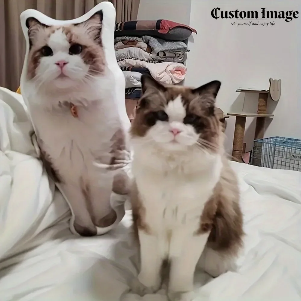 2026 New Personalized Customized Photos DIY Pet Pillow, Dog Cat Themed Cushion, Ideal Gift for Animal Enthusiasts