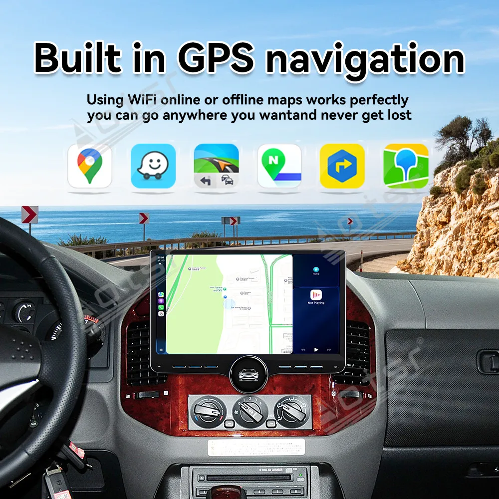Android 15 11.5"For Mitsubishi Pajero V73 2004–2011  Car Radio GPS Navigation CarPlay DSP Screen Multimedia Player Head Unit view 6