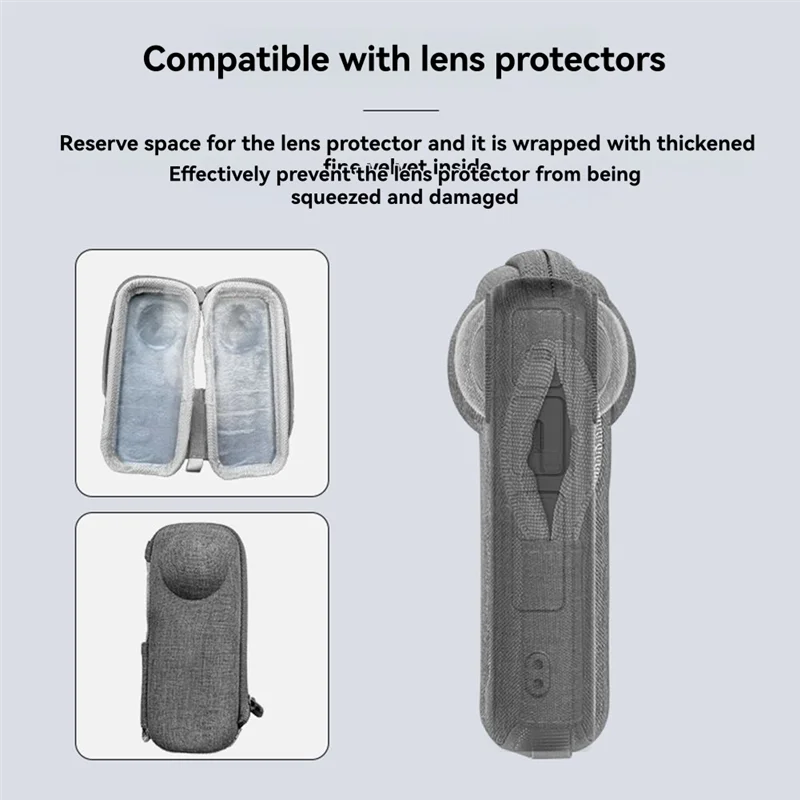 【Shopper’S-Favorite!】Mini Portable Camera Storage Bag For Insta360 X5 Protective Case For Instax5 Sports Camera Accessories