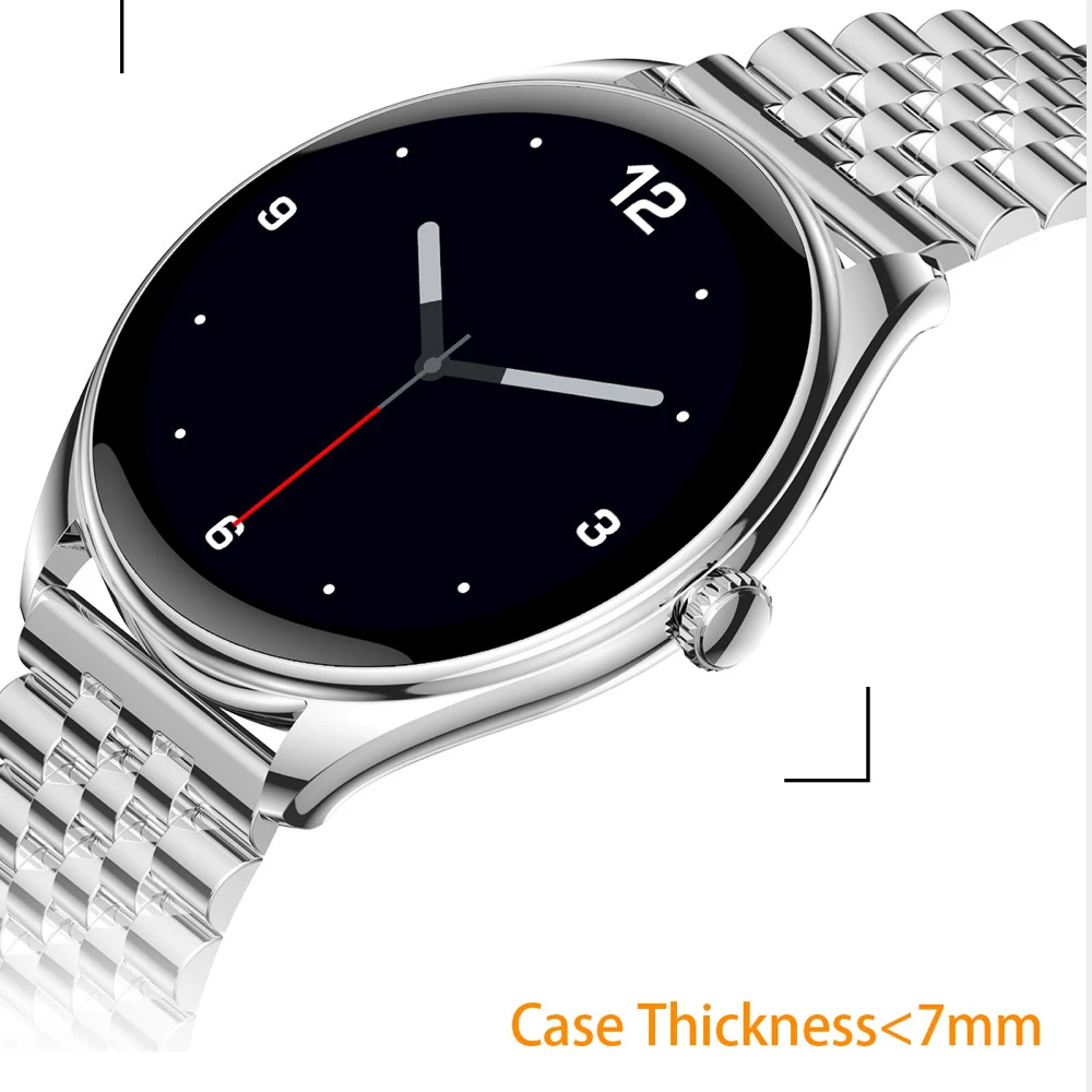 

Ультратонкие женские смарт-часы 696 с AMOLED-экраном, Bluetooth-вызовами, спортивными функциями, водонепроницаемостью, измерением пульса, записью звука и мониторингом здоровья