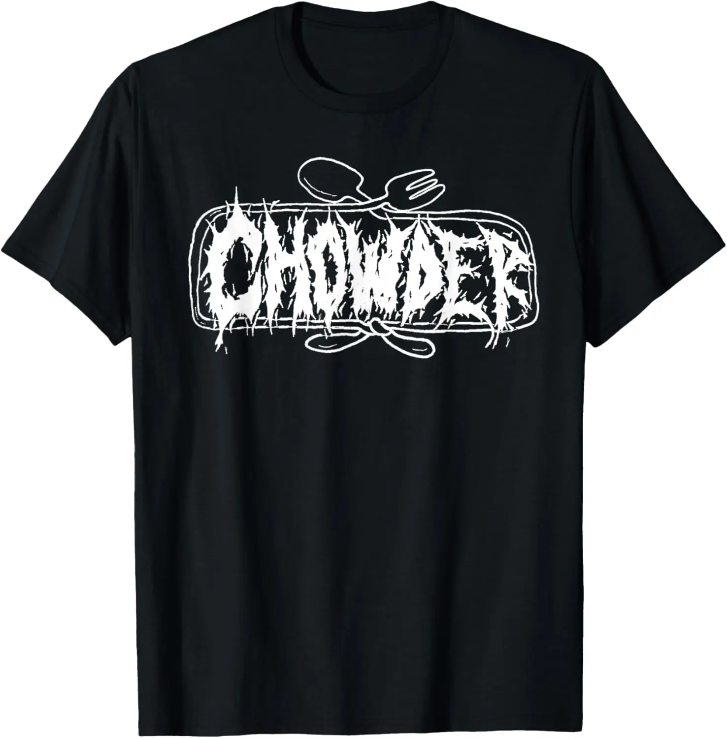 

Футболка с логотипом CHOWDAH METAL