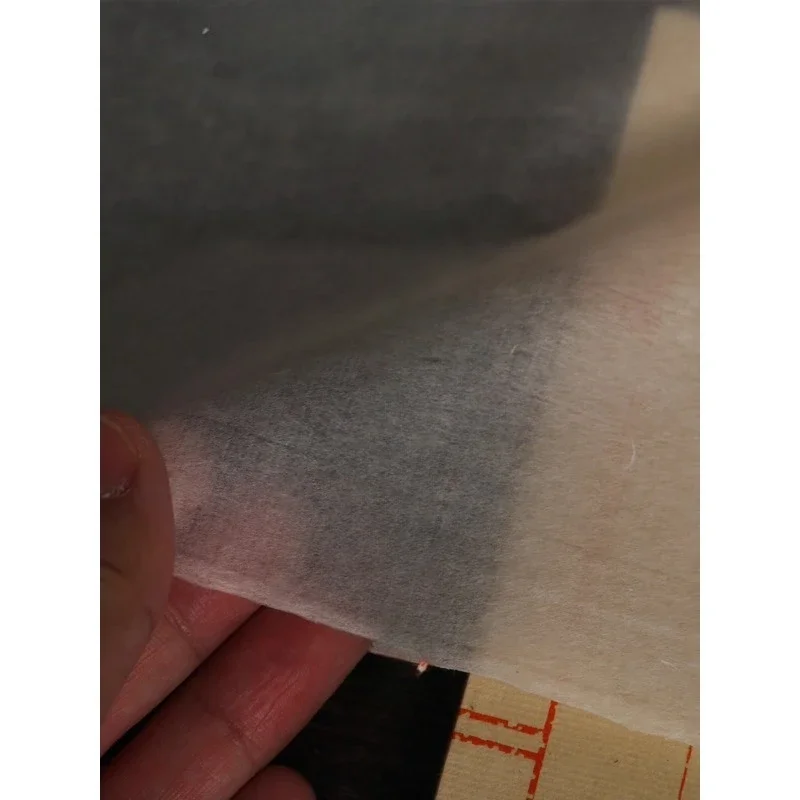 Master-grade 25g ultra-thin rice paper four or six feet half-cooked small-case calligraphy works rubbing