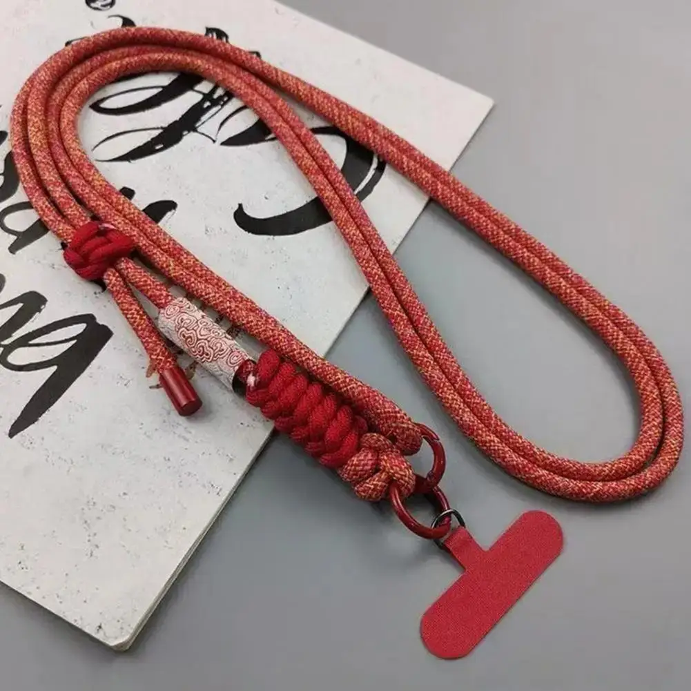 

Mobile Phone Lanyard Fashionable Phone Accessory Fashionable Auspicious Clouds Pattern Phone Lanyard with Adjustable Crossbody