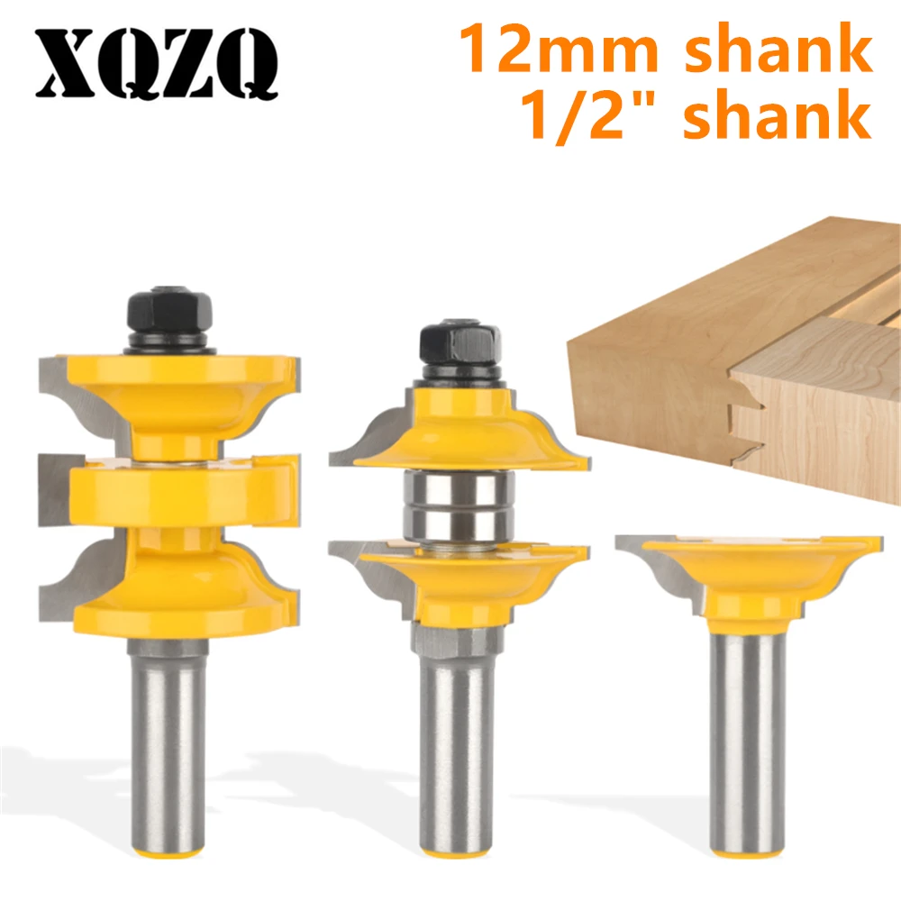 

12mm 12.7mm Entry Interior Tenon Door Cutter Series Router Bit Wood Cutters Woodworking Milling Cutter for Wood Bit Face Mill