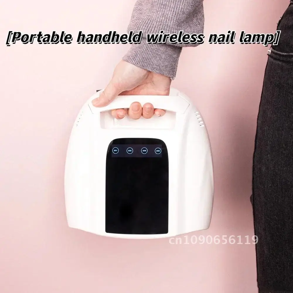 Cosmetics Professional 96W Rechargeable Nail Lamp Wireless UV Led Lamp Gel Polish Nail Drying Manicure Tools Overseas Warehouse