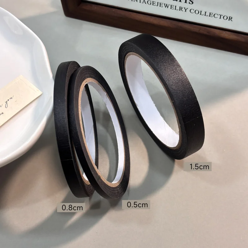 1pc Nail Anti-safeTape Black Roll UV Protection Tape for Gel Nails Prevents Darkening Under LED Lamp Professional Nail Art Tool