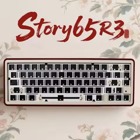 STORY65 R3 Keyboard Kit Wireless Tri-mode Gasket Hot-Swap RGB Aluminium CNC Keyboard Kit Personalized Custom Mechanical Keyboard