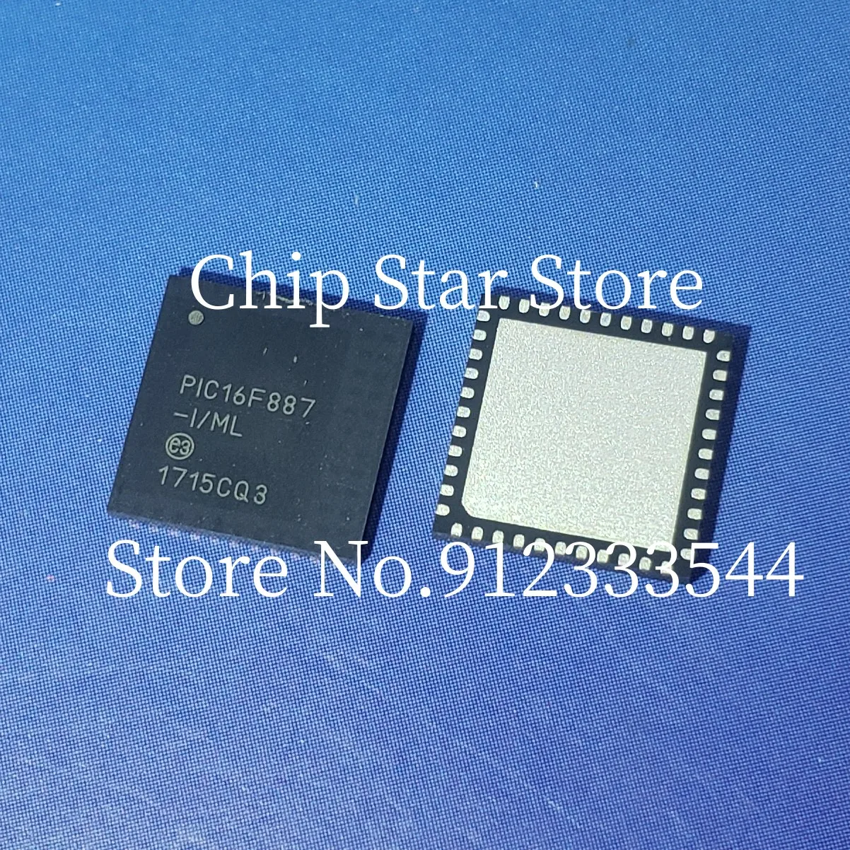 5-100pcs  PIC16F887-I/ML  PIC16F887T-I/ML  PIC16F887  QFN44  8Bit Microcontroller MCU Flash 100%New And Original