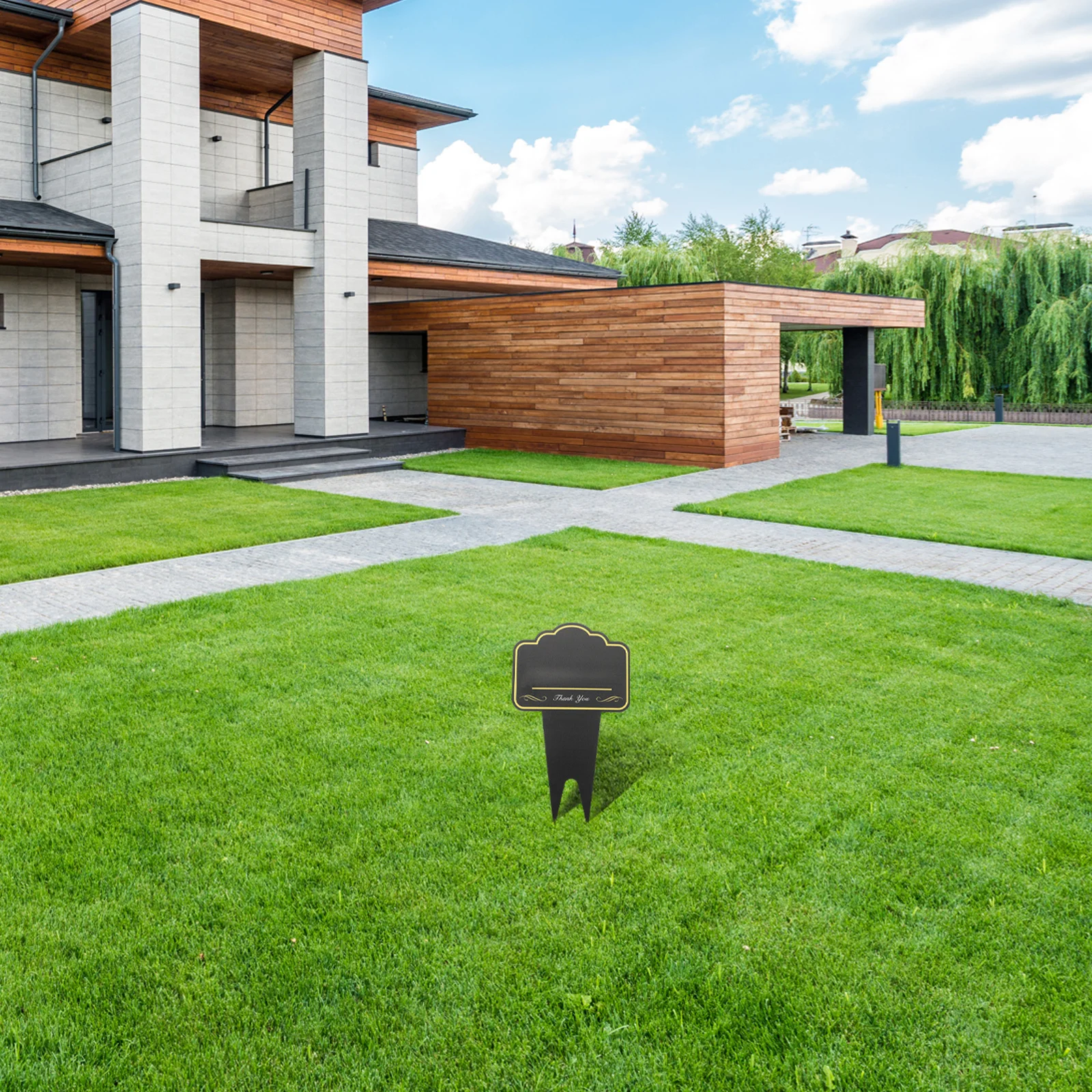 

No Soliciting Stake Metal Yard Sign Durable Outdoor Lawn Front Yard Warning Signage Lawn Sign No Soliciting Stake