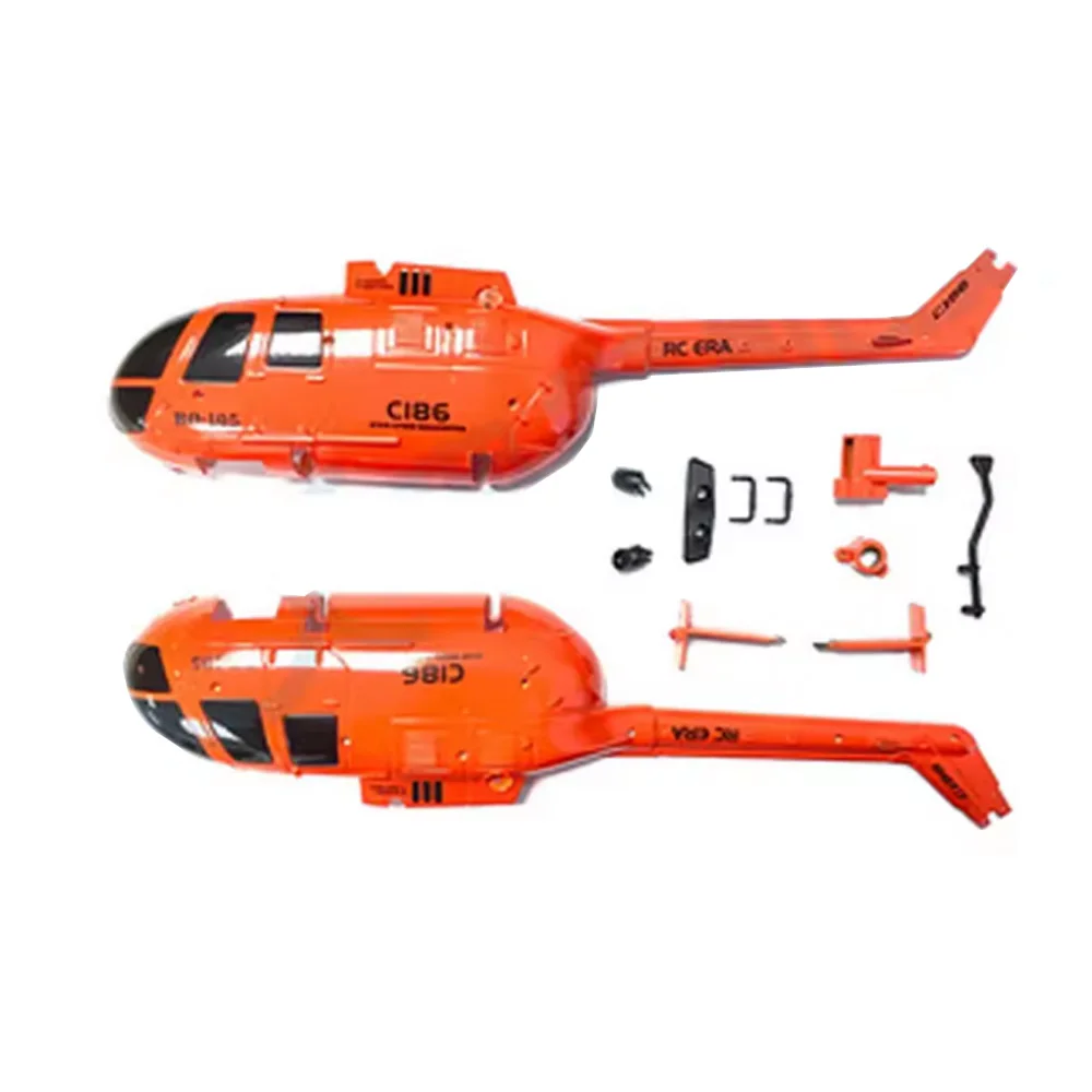 Peças de helicóptero rc ear c186 bo105/e120: eixo principal lâmina de engrenagem swashplate linakge haste lâmina traseira servos acessórios de motor