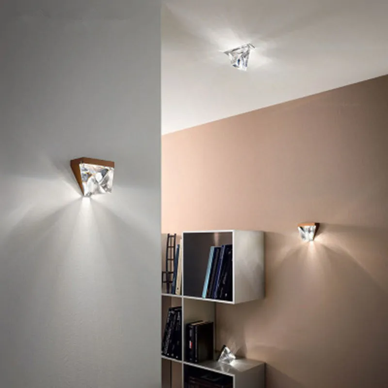 

Светодиодный настенный бра из кристаллов и нержавеющей стали — роскошный персонализированный светильник для нескольких прохода, прикроватной тумбочки и учебы