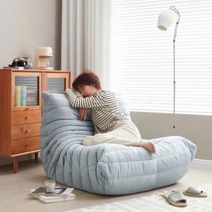 Modernes Wohnzimmersofa fauler Stuhl Raupe Sofa Raumsofa Einzelsemair 10 Hauptdarstellungssofa Wartezimmer - №3