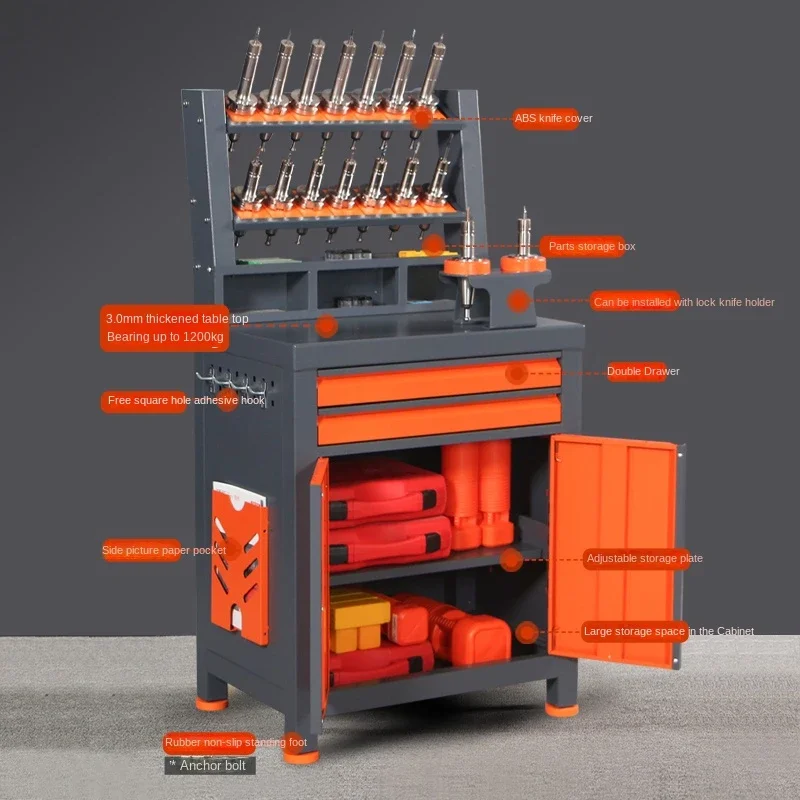 

Holder Management Frame Lock Tool Workbench CNC Tool Cart Bt4050