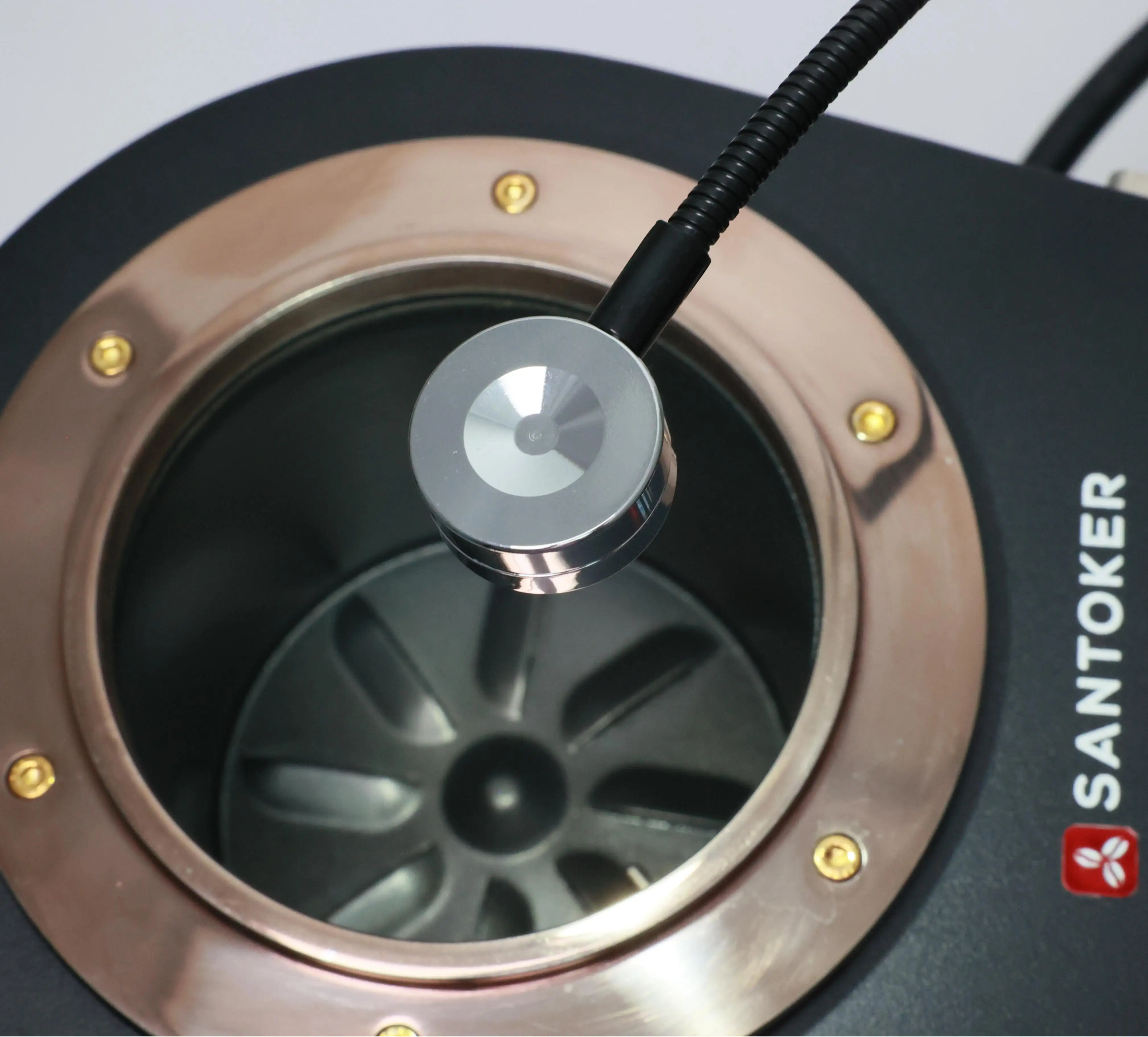 Santoker Q10 Mini 50g 100g 200g Fully Hot Air Coffee Roaster Machine Automatic Sample Coffee Beans Roasting