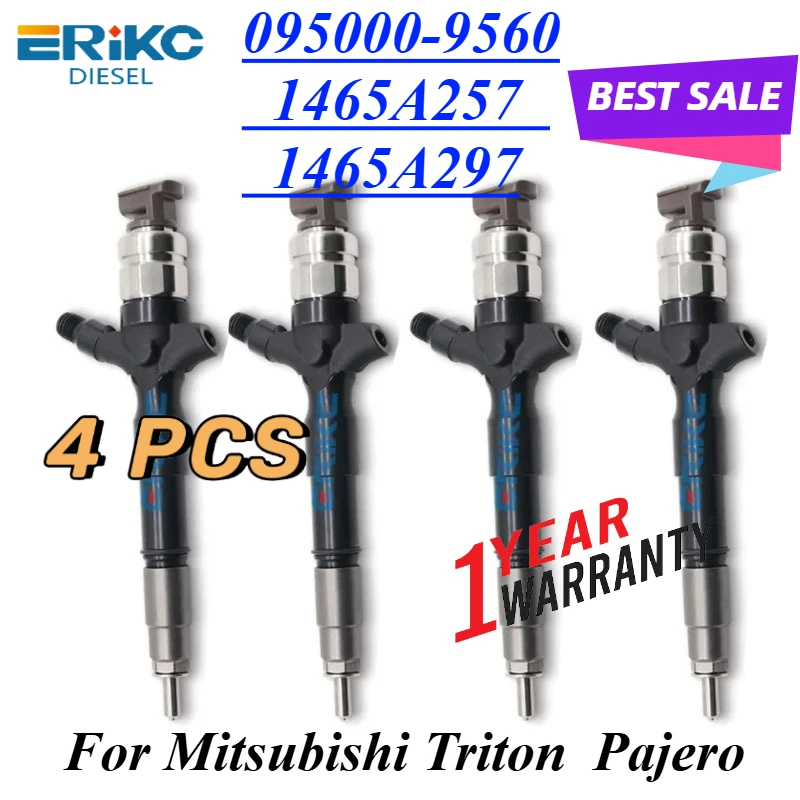 

095000-9560 Auto Diesel Fuel Injector 095000-9561 1465A257 Auto Engine Part Fit For Mitsubishi Triton Pajero 1465A297