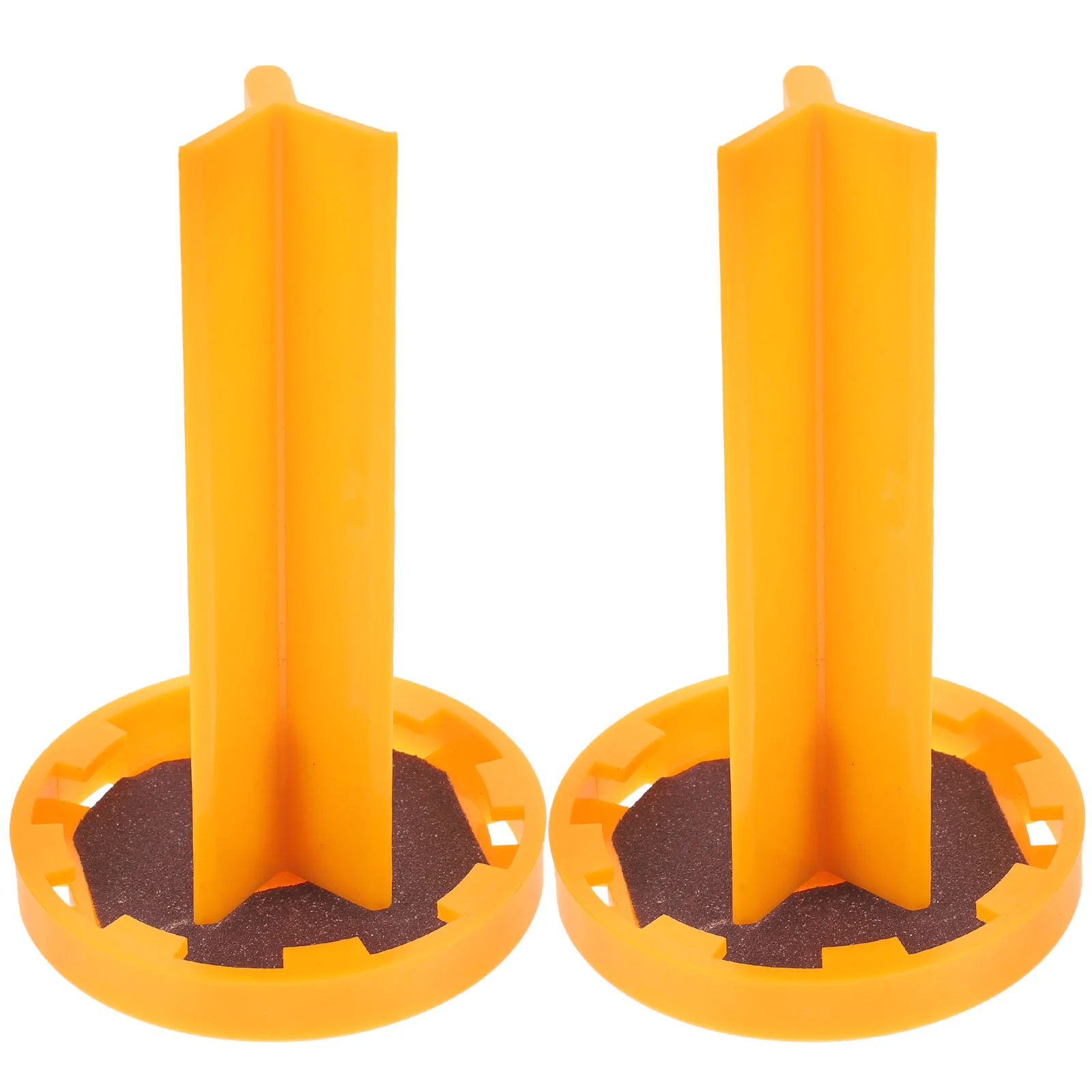 2Pcs L-shaped Cue Tip Shaper Sander Portable Cue Sander Tool Pool Stick Tip Sander pool cue burnisher