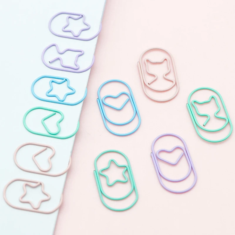 20pcs Colorful Loop Pins - Creative Stationery Bookmark Set, High Value for Money, Perfect for File Organization and Display