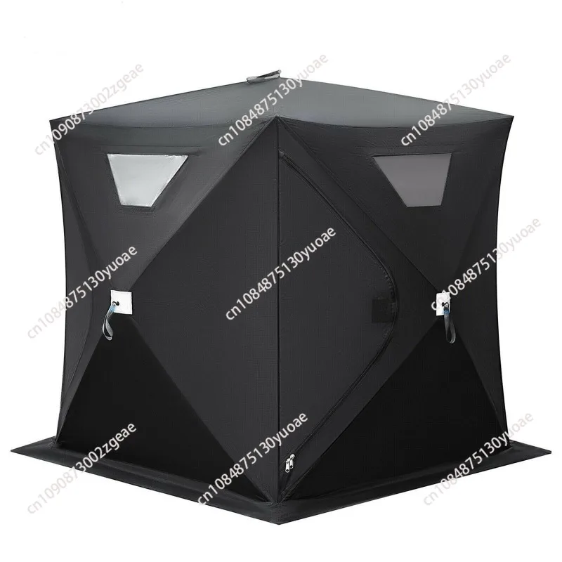Portable Square Outdoor Mobile Sauna Tent, Suitable for Winter Hiking and Camping,with Heat Insulation and Preservation Function