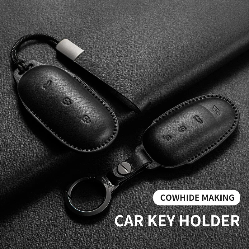 For Lixiang LEADING IDEAL L6 L7 L8 L9 Cortex Car Key Case Cover Protector Shell Fob Car Keychain Accessories