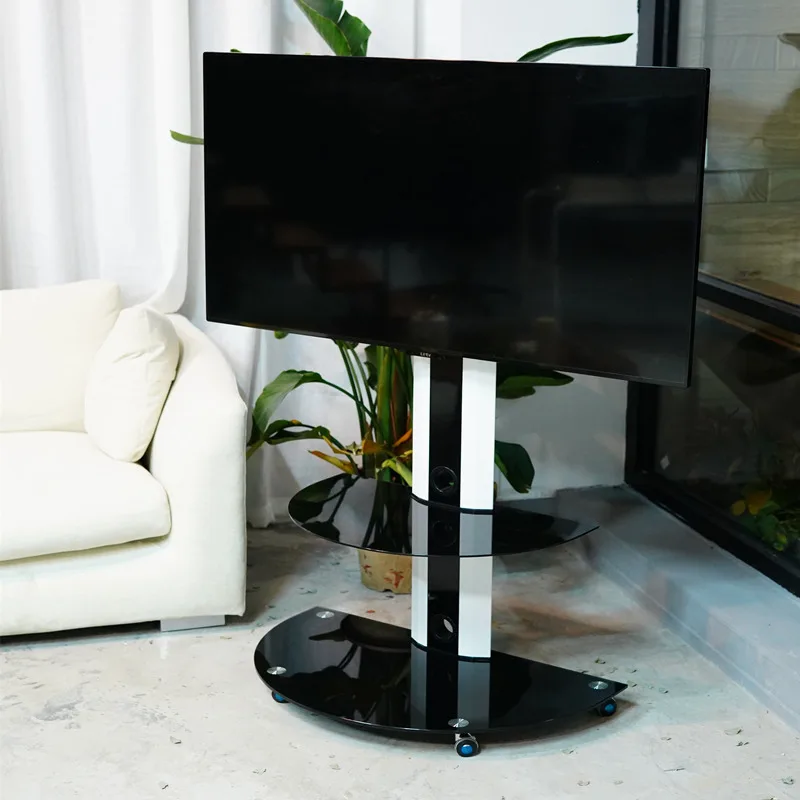 

LCD TV Mobile Cart Display Floor Hanging Rack 32-70 inch Video Conference Room TV Stand