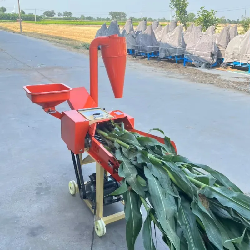 High-efficiency Chaff Cutter And Grinding Machine For Agricultural Waste Feed Processing Machine