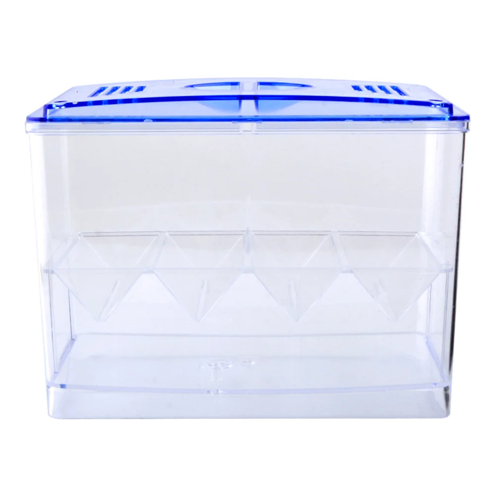 

Fish Hatching Box Small Breeding Tank Freestanding Incubator Multifunction Plastic