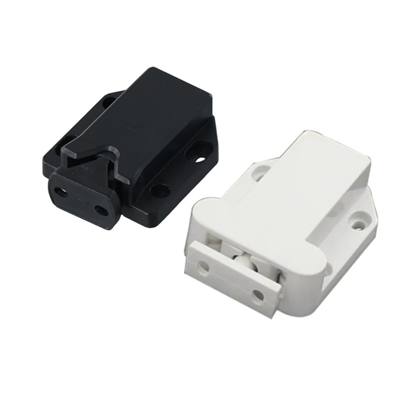 Y6gd 6pcs dolap itme açık mandallar dokunmatik mandallar ribaund kendi kendine kilitleme cihazı vidalarla push yakalama açık