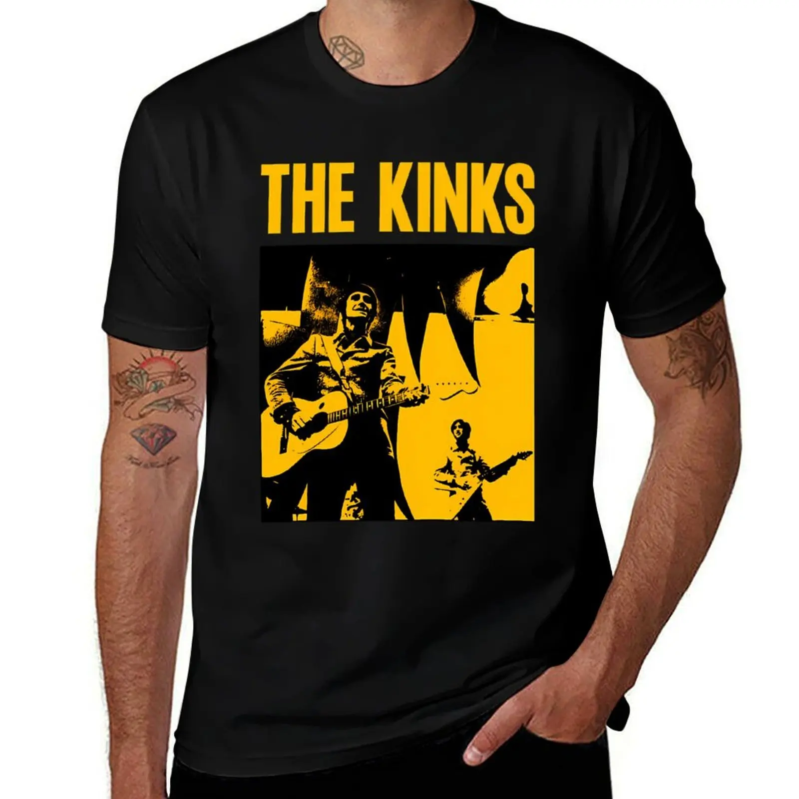 the kinks T-Shirt cotton tshirt 100% man t shirt cotton high quality T-Shirt