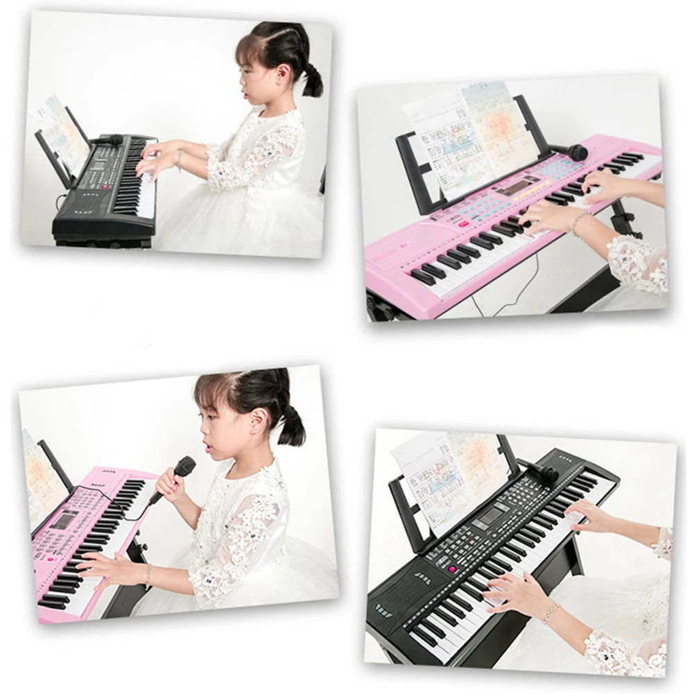 61 Keys USB Digital Keyboard Piano Professional Children\'s Electronic Piano Portable Kid Toy Electronic Organ Musical Instrument