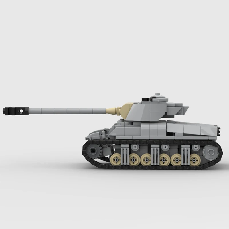 Set di 474 Pezzi Modello di Carro Armato Militare M4A1 Revalorise Scala 1:45 MOC Blocchi di Costruzione Modulari Personalizzabili Giocattolo Creativo Fai-da-Te Regalo per Ragazzi