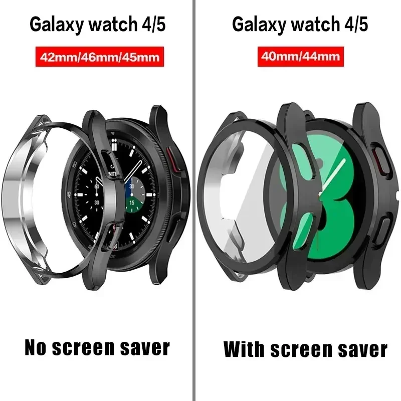 Case+band For Samsung Galaxy Watch 4/5/6 40mm 44mm Watchband Sport Bracelet Galaxy Watch 5Pro Strap 45mm Watch 4 Classic 42 46mm