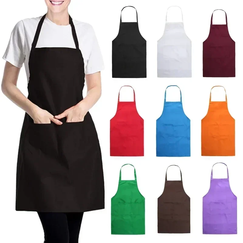 New Kitchen Household Cooking Apron Men Women Oil-Proof Waterproof Adult Waist Fashion Coffee Overalls Apron Kitchen Accessories