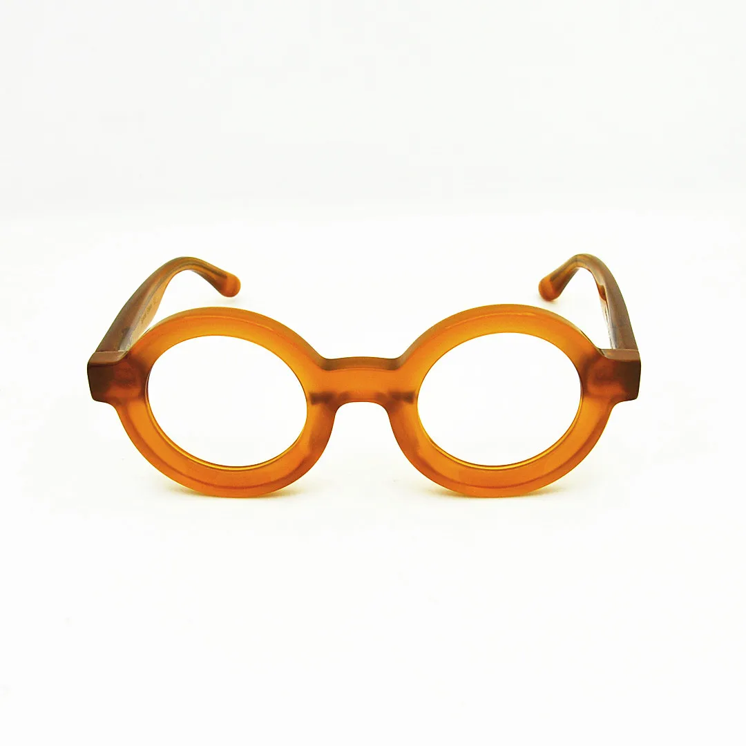 男性と女性のための大きな丸いメガネフレーム矯正レンズ近視の読書デザイナーメガネ日本の品質