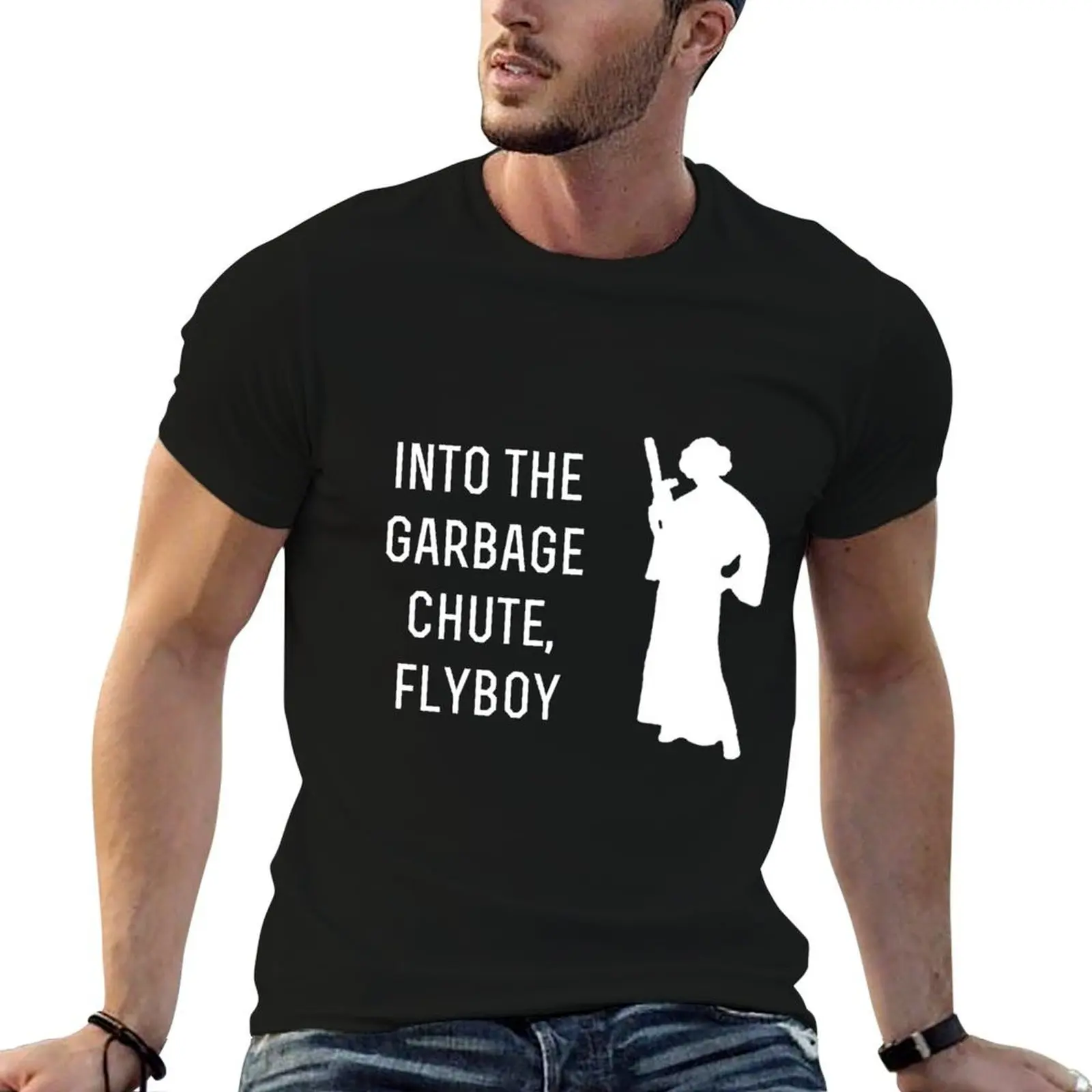 

Into the garbage chute flyboy T-Shirt t shirt man casual t shirts for man graphic vintage T-Shirt