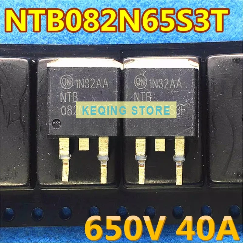 10PCS Used+Not NEW+Send after Measure Original imported NTB082N65S3F 082N65S3F MOSFET 650V 40A TO-263
