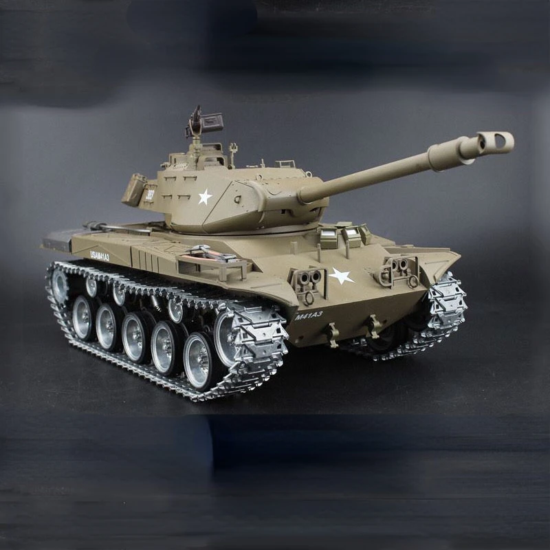 1/16 zbiornik RC M41A3 symulacja uruchomić 360-stopni dookólna spaceru zdalnie sterowanym samochodowym wersja 7.0 3839 Model zabawki dla chłopca