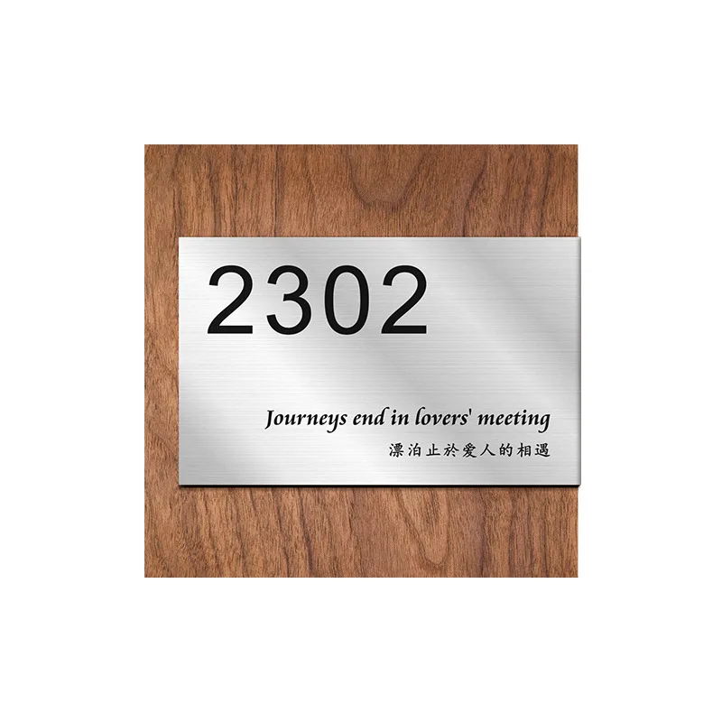 

Высококачественные номера дома из нержавеющей стали, элегантные номера домов на вилле, таблички с номерами дома, уличные уличные таблички с именем семьи