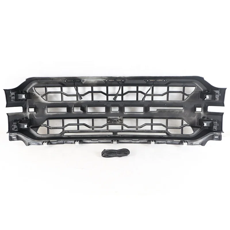 Auto Parts Other Exterior Accessories ABS Front Grille Car Radiator Grill With Led Fit For F150 2024 Lariat King Ranch Platinum