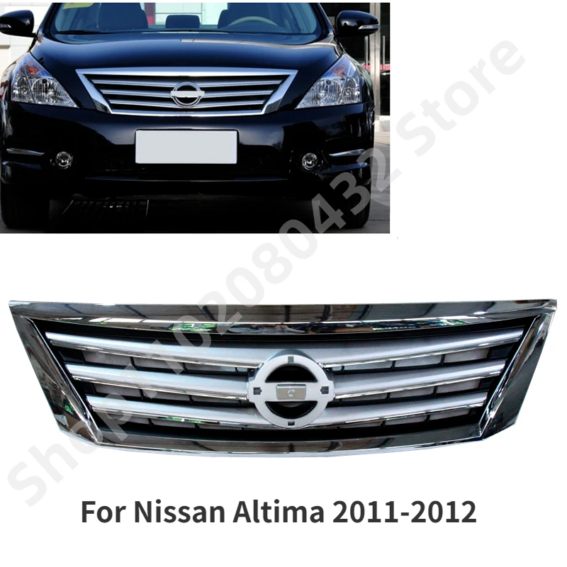 

ABS Chromed Front Grill Radiator Grille Frame Trim For Nissan Altima Teana J32 2008 2009 2010-2012 Racing Grills