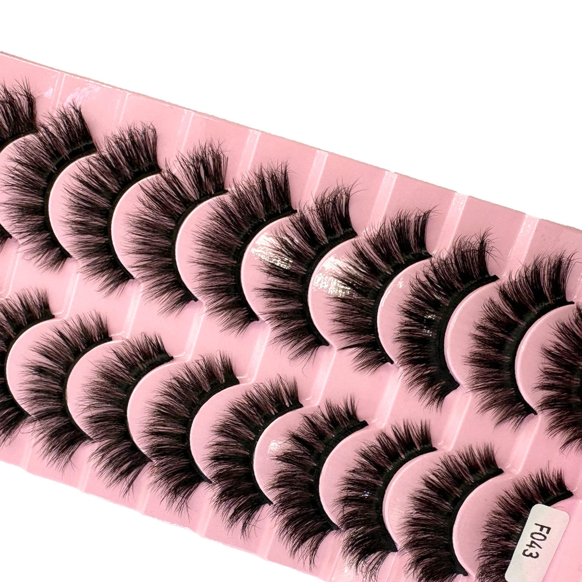 10 Paar 3D natürliche weiche falsche Wimpern lange Make-up Nerz Wimpernverlängerung Wimpern Schönheit Nerz Wimpern