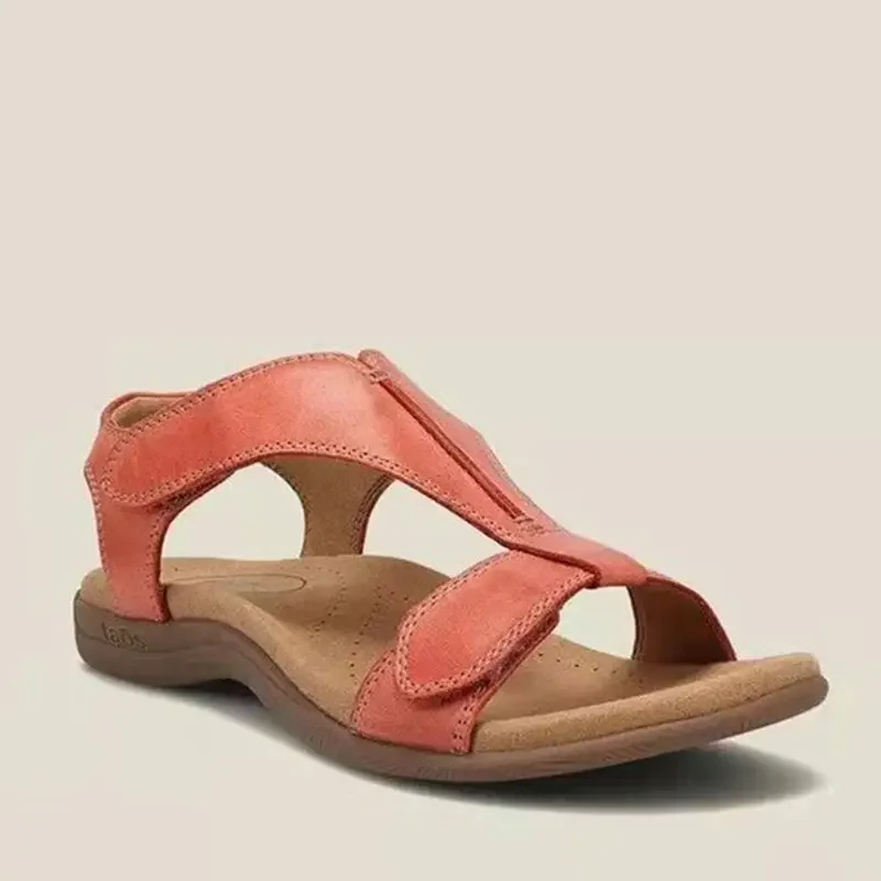 Women Comfortable Sandals Cross Strap Flat Shoes Breathable Cork Footbed Casual Walking Summer Beach Shoes Gray