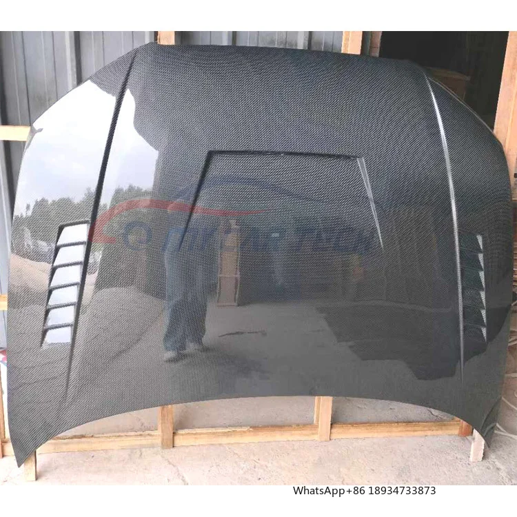 For 2013 2014 2015 2016 2017 2018 Audi A3 S3 RS3 Carbon Fiber Engine Hood Bonnet Cover C Style