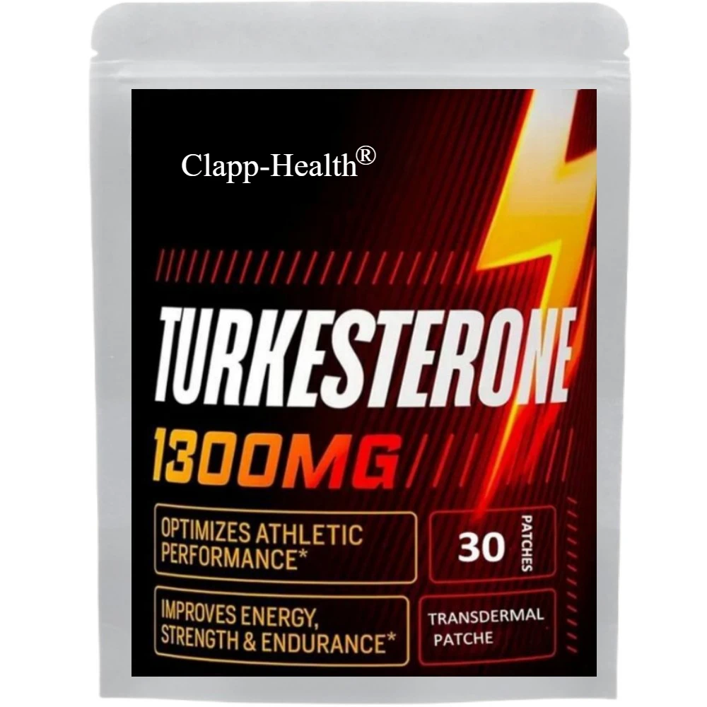 Turkesterone Transdermal Patches Ultra High Strength For Athletic Performance & Muscle Mass 30 Patches One Month Supply